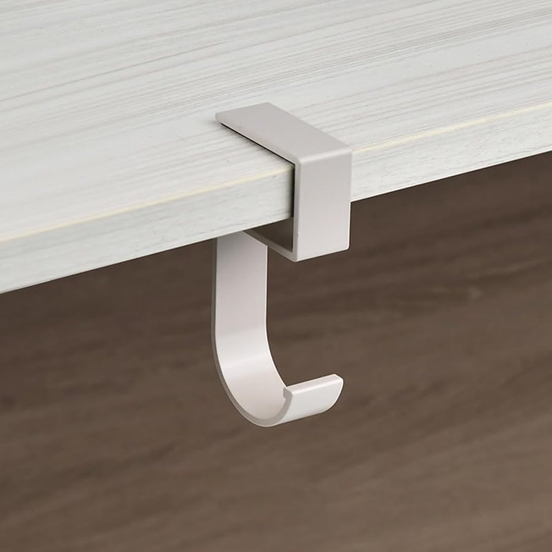 5 Shape Sturdy Metal Hook For Student Bags Wall Attachment Black White Double Tone - Image 4